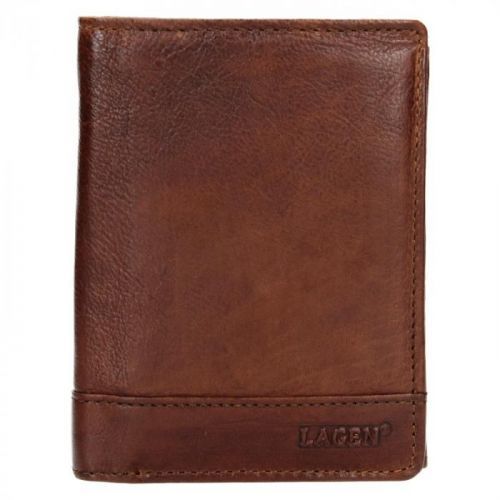 Pánská kožená peněženka Lagen Thores - hnědá