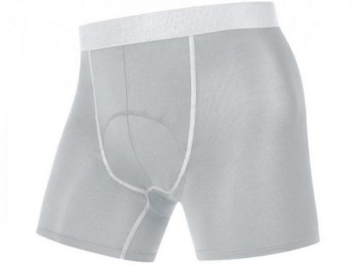 Boxerky Gore Base Layer Boxer - pánské, titanově-bílá - velikost S