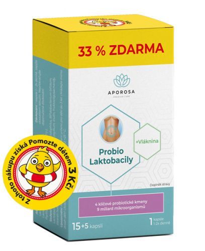 APOROSA Probio Laktobacily 20 kapslí