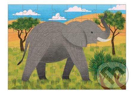 Puzzle mini: Slon africký - Mudpuppy