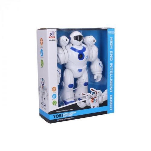 Robot Yobi střílející s efekty 25 cm