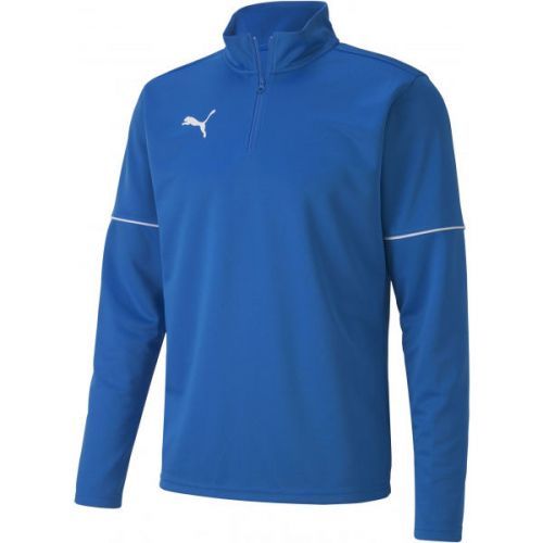 Puma TEAMGOAL 1 4 ZIP TOP CORE modrá M - Pánská mikina