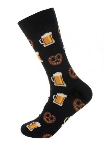 Pánské ponožky John Frank JFLSFUN45 UNI Černá