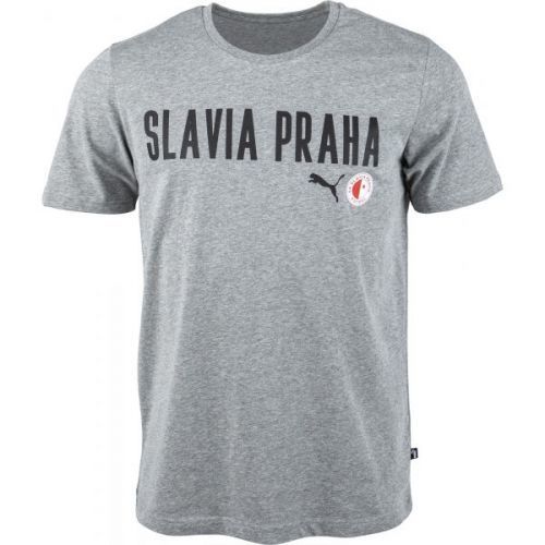 Puma Slavia Prague Graphic Tee DBLU  2XL - Pánské triko