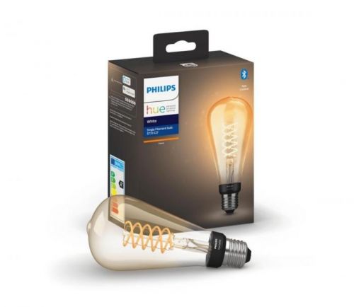 Philips LED Stmívatelná žárovka Philips HUE WHITE FILAMENT ST72 E27/7W/230V 2100K