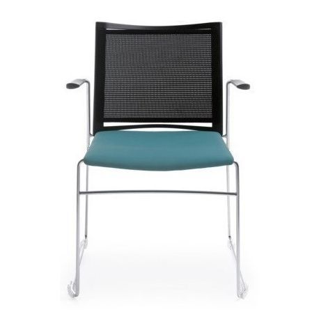 profim Konferenční židle ARIZ 575V s područkami Barva kostry černá kostra GALERIE - Čalounění profim LÁTKY 0 / ALBA, EVO, NEXT