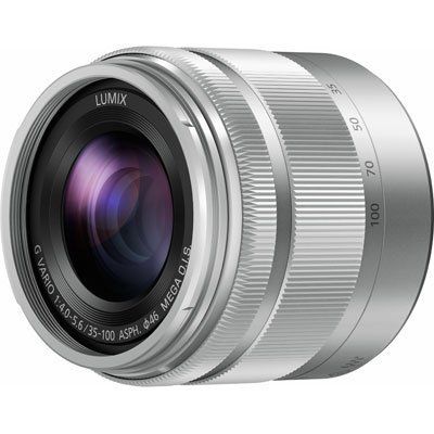 PANASONIC 35-100 mm f/4,0-5,6 stříbrný MEGA  O.I.S