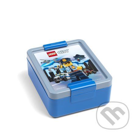 LEGO City box na desiatu - modrá - LEGO