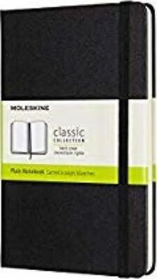 Moleskine: Zápisník tvrdý čistý černý M