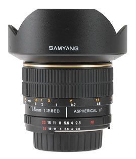 SAMYANG 14 mm f/2,8 ED AS IF UMC pro Canon EF