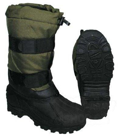 Termo boty zimní Fox 40 – 40 °C  FOX OUTDOOR® - zelené - oliv (Barva: Olive Green, Velikost: 45)