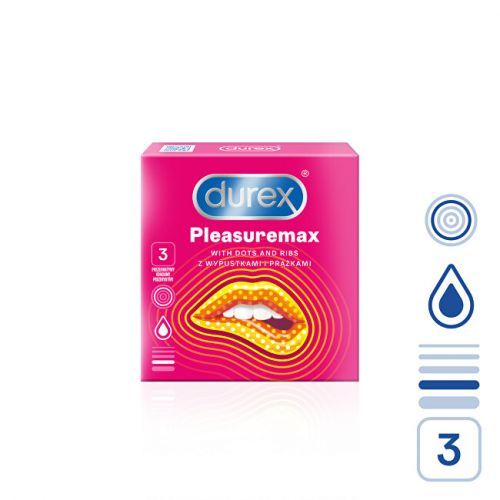 DUREX Pleasuremax Kondomy 3 ks
