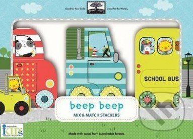 Green Start Wooden Toy Mix and Match : Beep Beep - Innovative Kids
