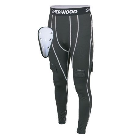 Kalhoty se suspenzorem Sher-Wood Compression Jock Pant SR S