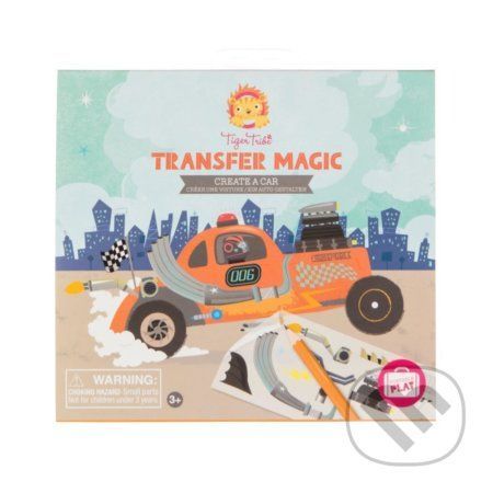 Kreatívny set: Transfer Magic Auto - Tiger Tribe