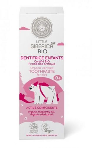 Natura Siberica Přírodní certifikovaná zubní pasta pro děti - arktická malina 60 g