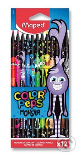 Maped - Bezdřevé pastelky Color'Peps Monster 12 ks - Maped