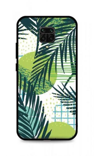 Kryt TopQ LUXURY Xiaomi Redmi Note 9 Pro pevný Green Leaves 52592
