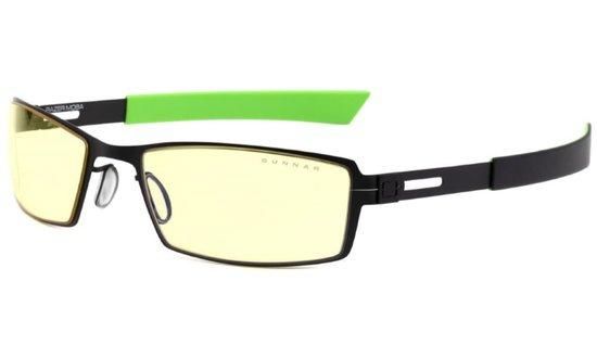 GUNNAR herní brýle RAZER MOBA / obroučky v barvě ONYX / jantarová skla, RZR-30007