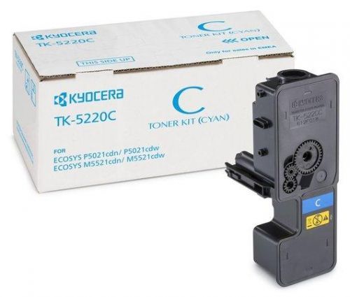 TK5220C Toner pro P5021cdn, P5021cdw, M5521cdn, M5521cdw tiskárny KYOCERA cyan, 1,2tis. stran, 1T02R9CNL1