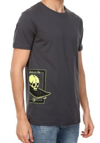 Pánské tričko John Frank JFTLW05 L ocelovka