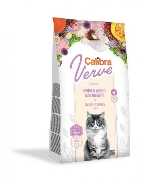 Calibra Cat Verve GF Indoor&Weight Chicken 3,5 kg NEW