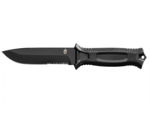 Nůž StrongArm GERBER® s kombinovaným ostřím - černý (Barva: Černá)