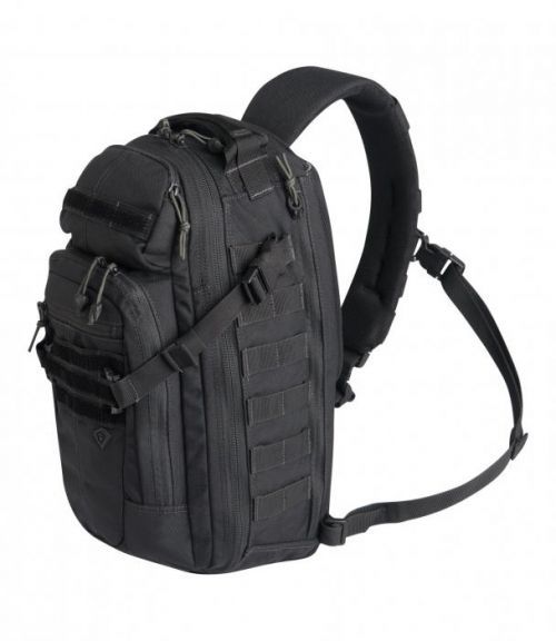 Batoh přes rameno First Tactical® Crosshatch - černý (Barva: Černá)