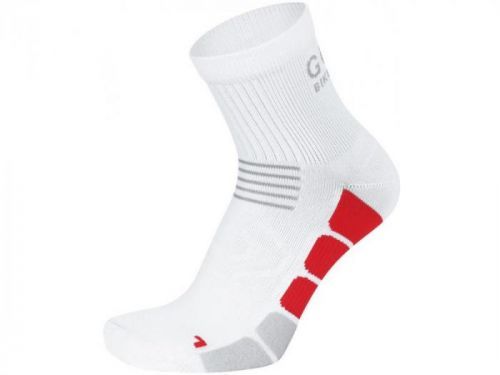 Ponožky Gore Speed Mid - bílo-červená - velikost 35-37