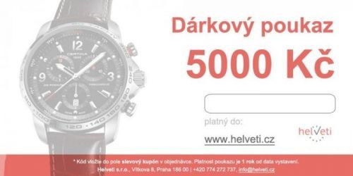 Helveti Dárkový poukaz 5000 Kč