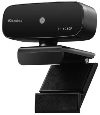 Sandberg USB Webcam Autofocus 1080P HD, černá