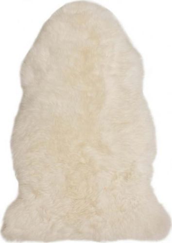 Bílá ovčí kožešina loomi.design, 60 x 100 cm