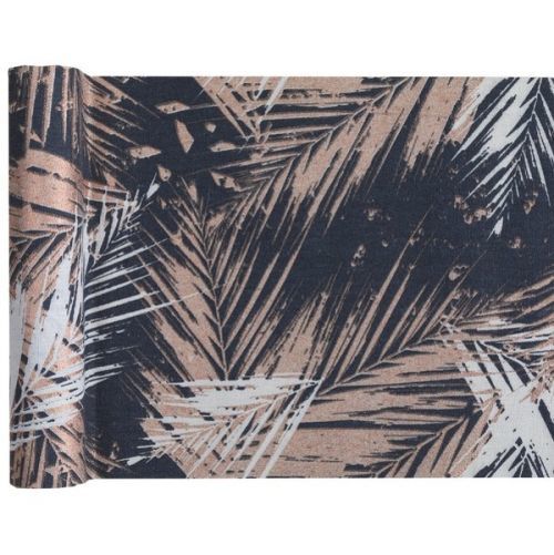 ŠERPA stolová modrá tropical Christmas 28x300cm