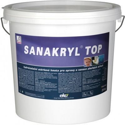 Sanakryl Top hydroizolační barva na střechy, 25 kg