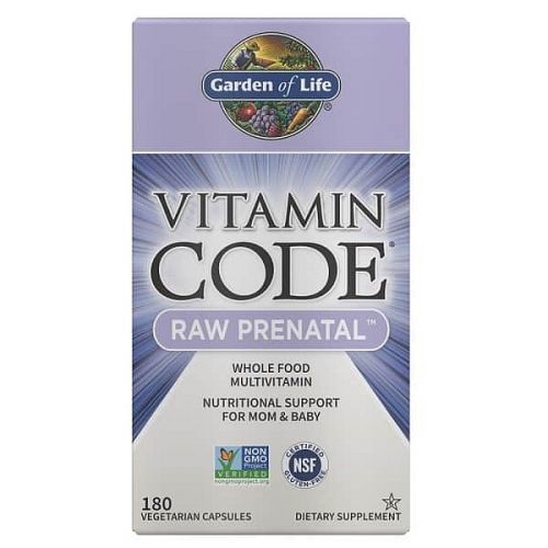 Garden of Life Vitamin RAW Prenatal - 180 kapslí