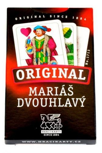 Mariáš dvouhlavý - rubová strana - krajka 1713
