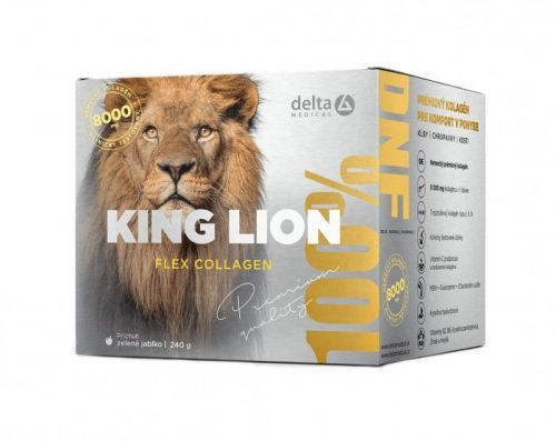 Delta  KING LION flex COLLAGEN, prášek na přípravu nápoje 240g
