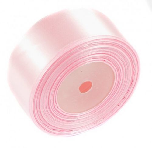 Stuha saténová 38 mm/32m - sv.růžová - 601354