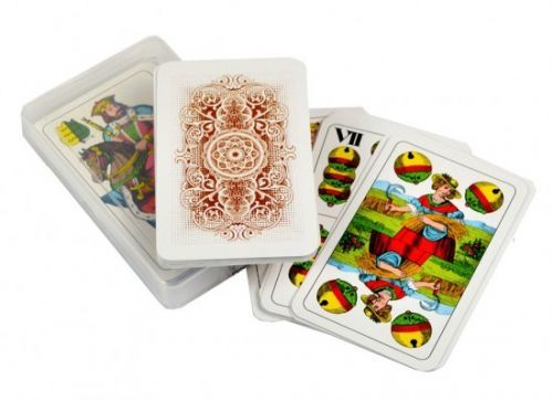 Mariáš dvouhlavý - rubová strana - krajka 1514