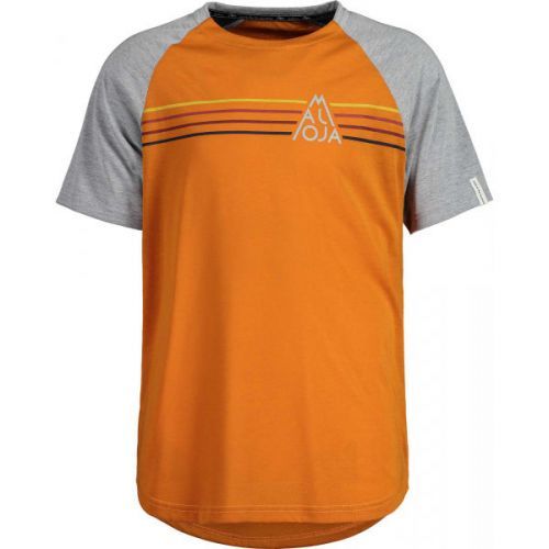 Maloja ALMENM TIGER MULTI oranžová M - Pánské multisportovní triko
