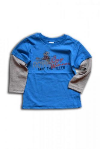 Wendee tričko chlapecké, dlouhý rukáv, Wendee, OZKB101685-0, světle modrá