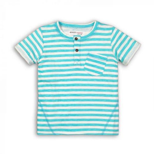 Minoti Tričko chlapecké s krátkým rukávem, Minoti, Eco 7, modrá