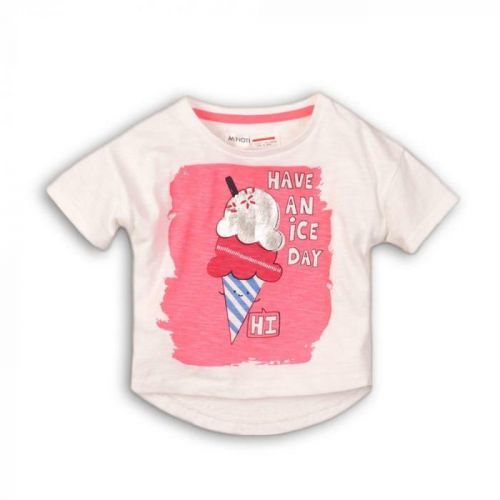 Minoti Tričko dívčí s krátkým rukávem, Minoti, Hut 6, bílá