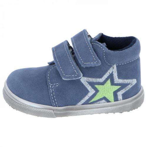 JONAP chlapecká celoroční barefoot obuv JONAP 022mv - modrá hvězda, Jonap, modrá