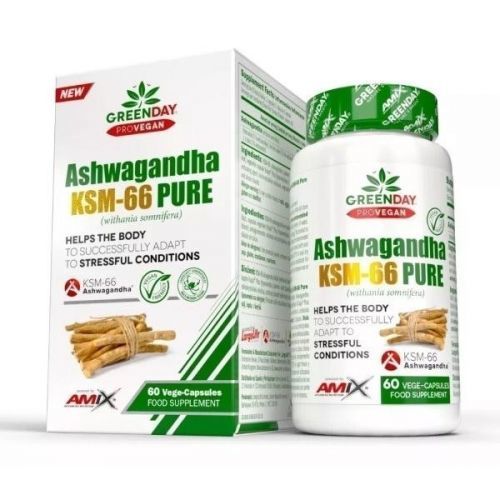 Amix ProVegan Ashwagandha KMS-66 Pure 60 kapslí