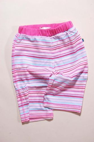 Kalhoty kojenecké s úpletem, PD179, růžová