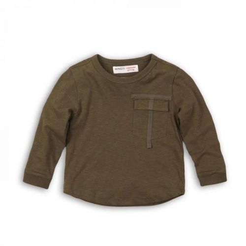 Minoti Tričko chlapecké s dlouhým rukávem, Minoti, RANGER 5, khaki