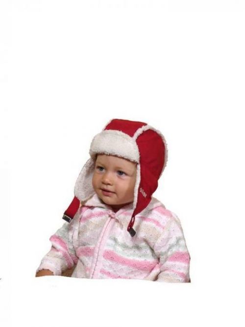 Bugga čepice ušanka, Bugga, PD380, červená