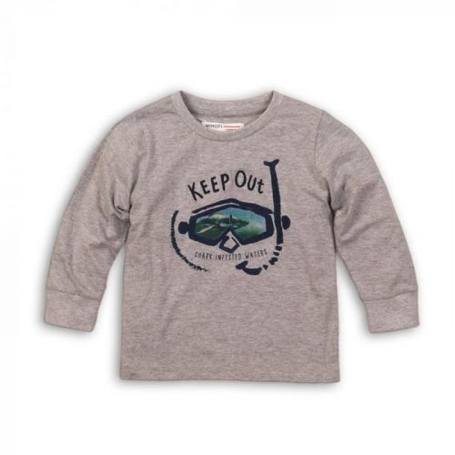 Minoti Tričko chlapecké s dlouhým rukávem, Minoti, Cast 6, šedá