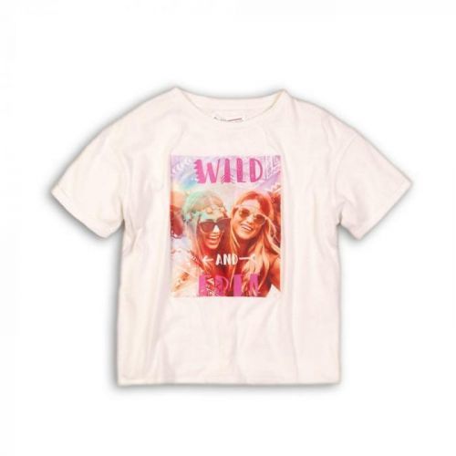 Minoti Tričko dívčí s krátkým rukávem, Minoti, Wilderness 2, bílá